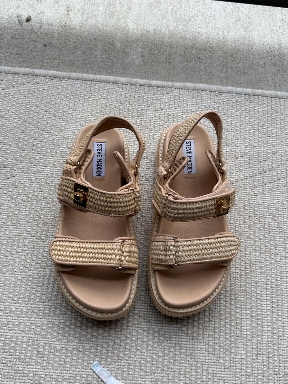 BIGMONA NATURAL RAFFIA Steve Madden